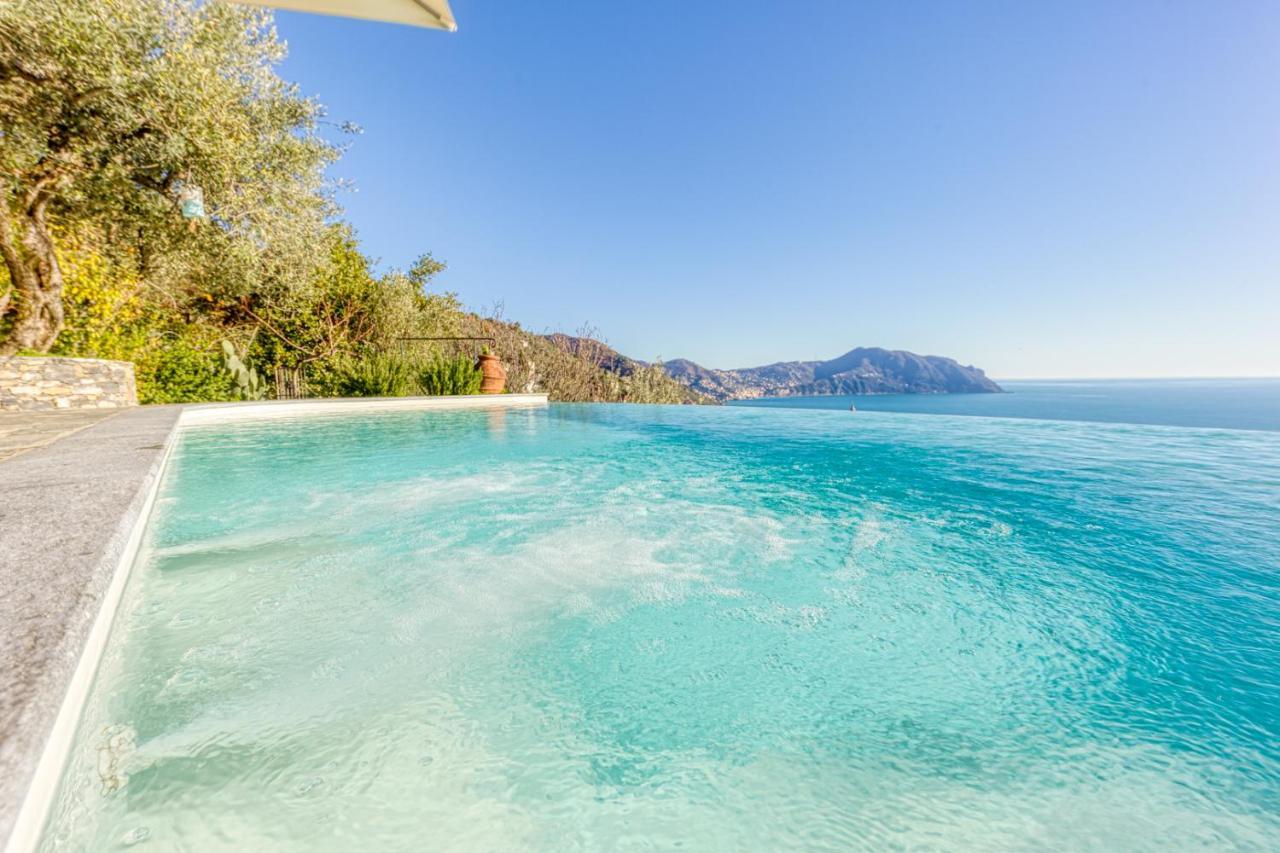 Апартаменты Casaviva - Ampio Trilocale Vista Mare Con Piscina - Pieve Alta Пьеве-Лигуре Экстерьер фото