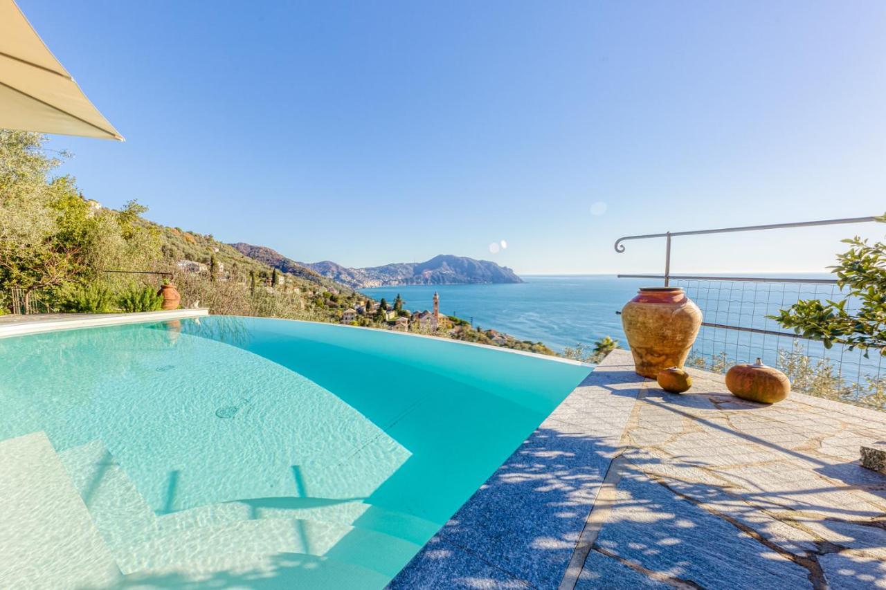 Апартаменты Casaviva - Ampio Trilocale Vista Mare Con Piscina - Pieve Alta Пьеве-Лигуре Экстерьер фото
