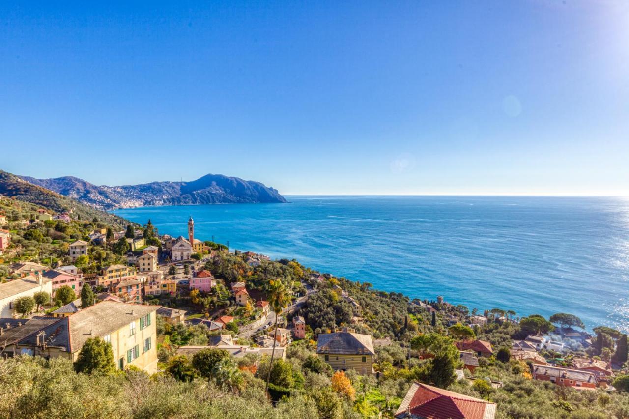 Апартаменты Casaviva - Ampio Trilocale Vista Mare Con Piscina - Pieve Alta Пьеве-Лигуре Экстерьер фото