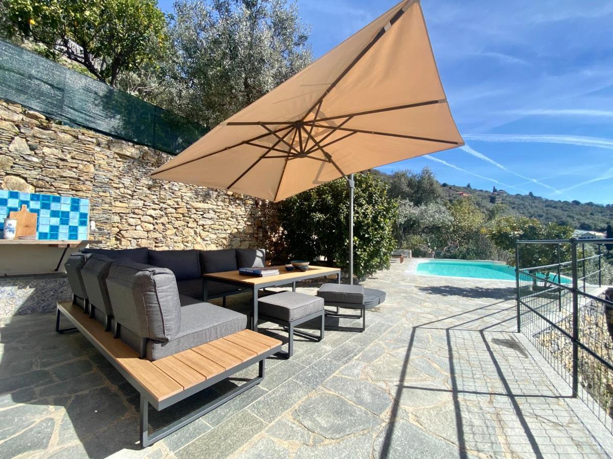 Апартаменты Casaviva - Ampio Trilocale Vista Mare Con Piscina - Pieve Alta Пьеве-Лигуре Экстерьер фото