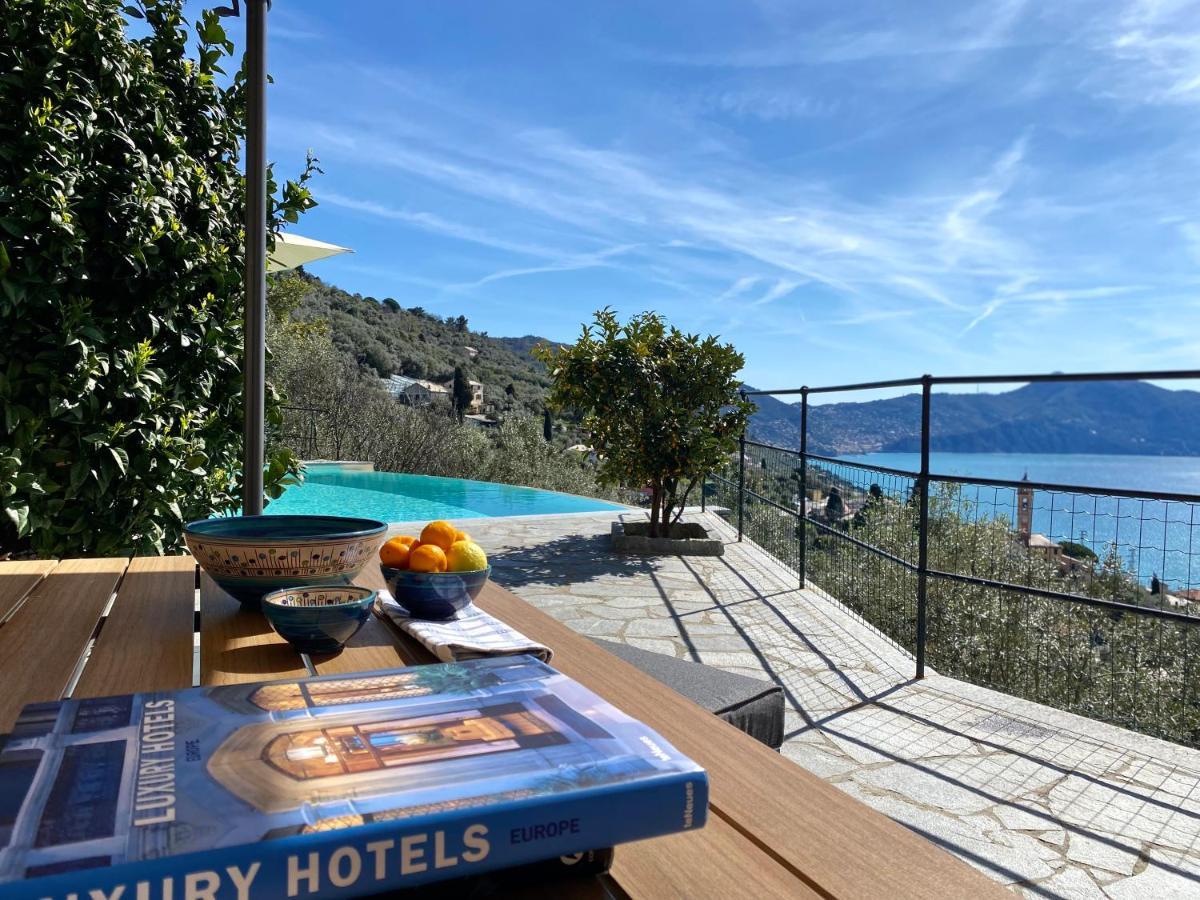 Апартаменты Casaviva - Ampio Trilocale Vista Mare Con Piscina - Pieve Alta Пьеве-Лигуре Экстерьер фото