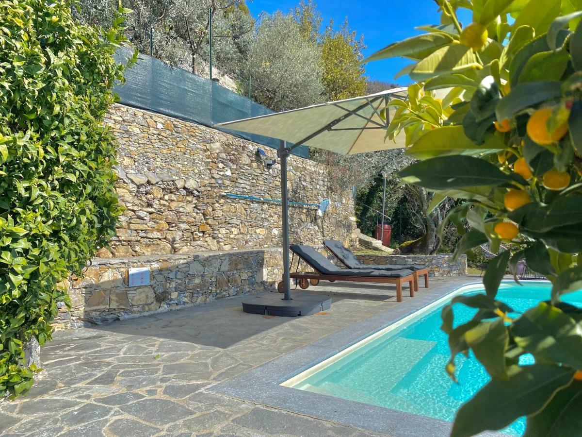 Апартаменты Casaviva - Ampio Trilocale Vista Mare Con Piscina - Pieve Alta Пьеве-Лигуре Экстерьер фото